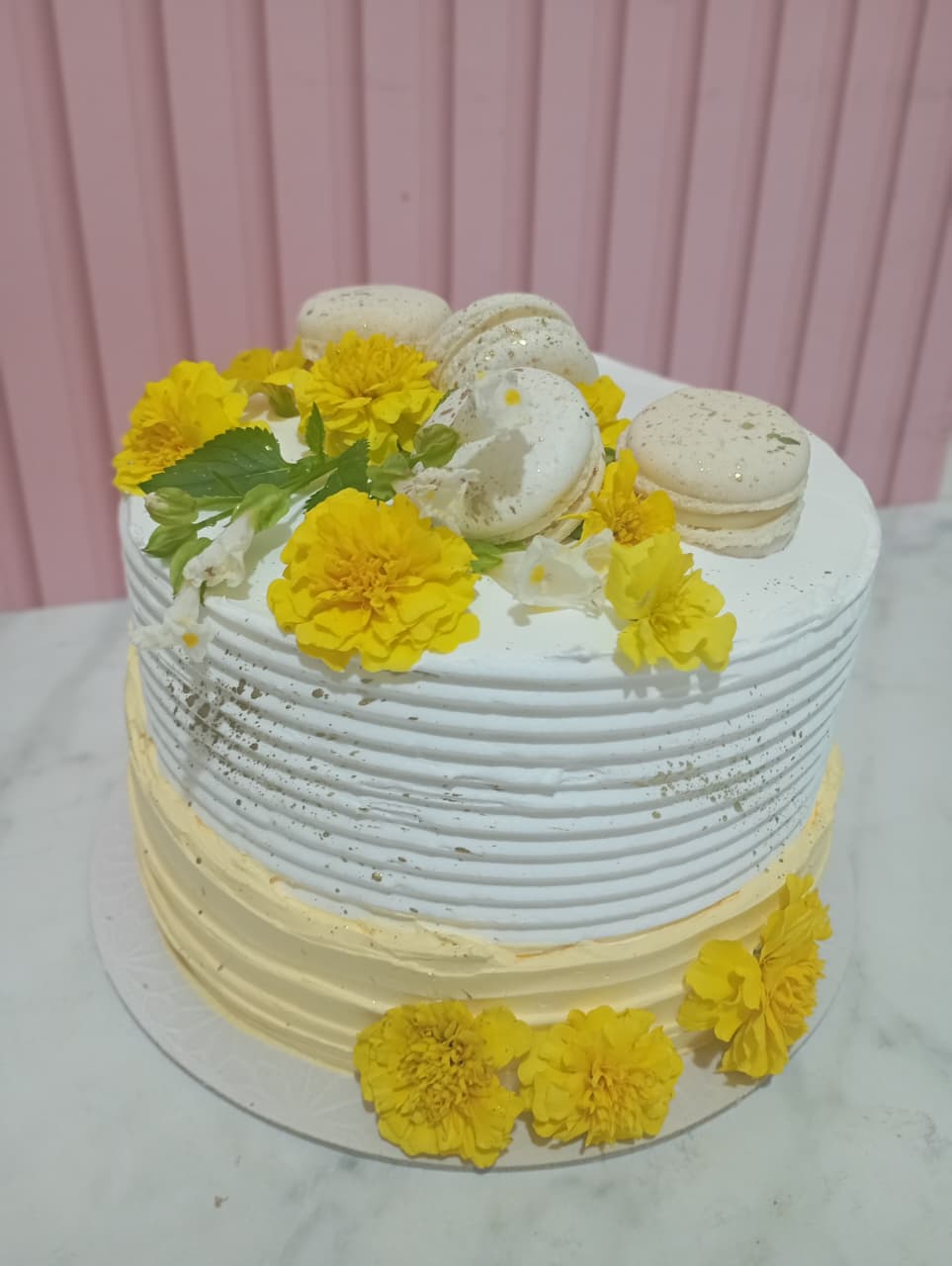 Imagem do bolo Ninho com abacaxi