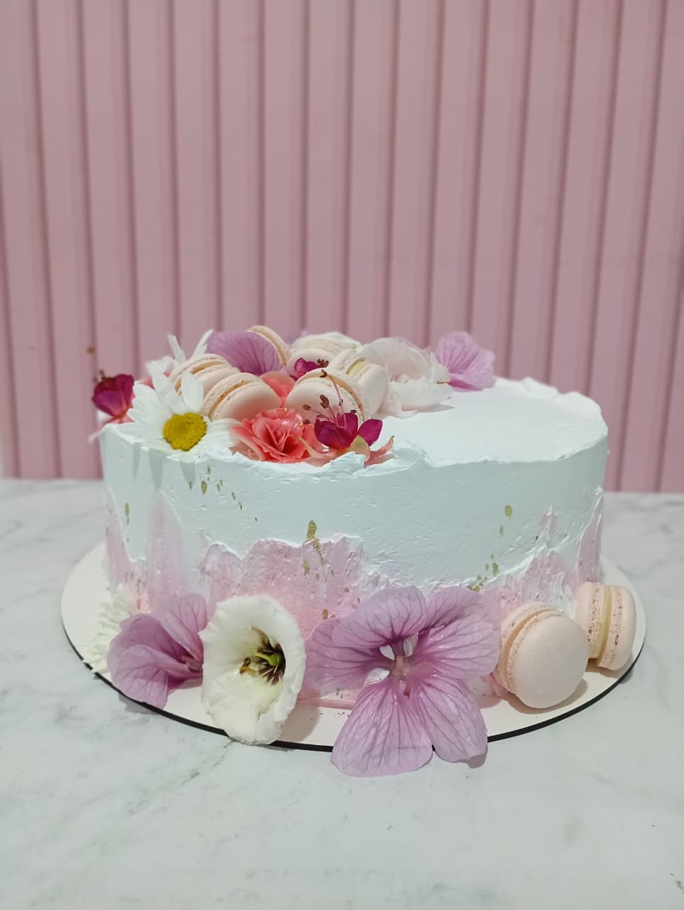 Imagem do bolo Ninho com morangos